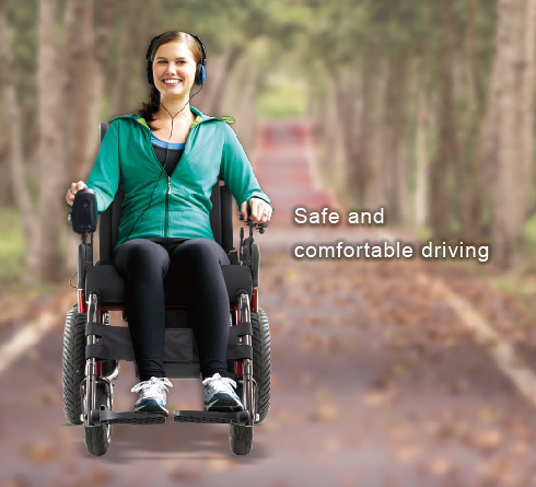 Optimal outdoor power wheelchair