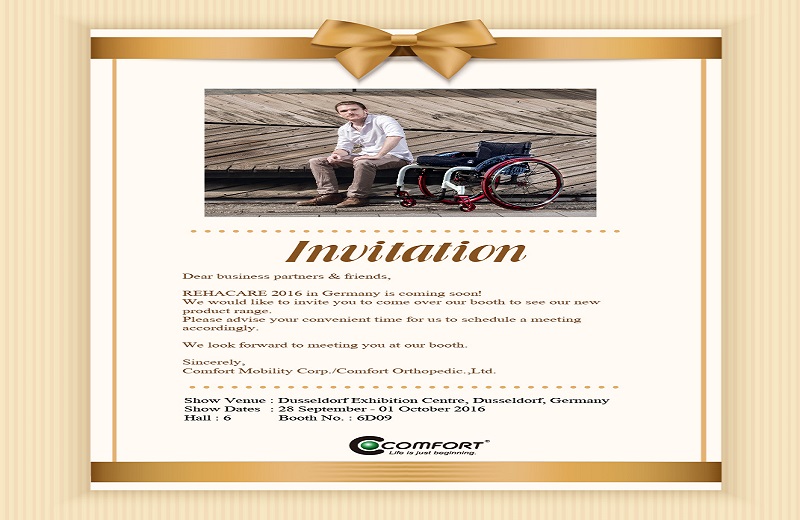 Invitation - 2016  REHACARE